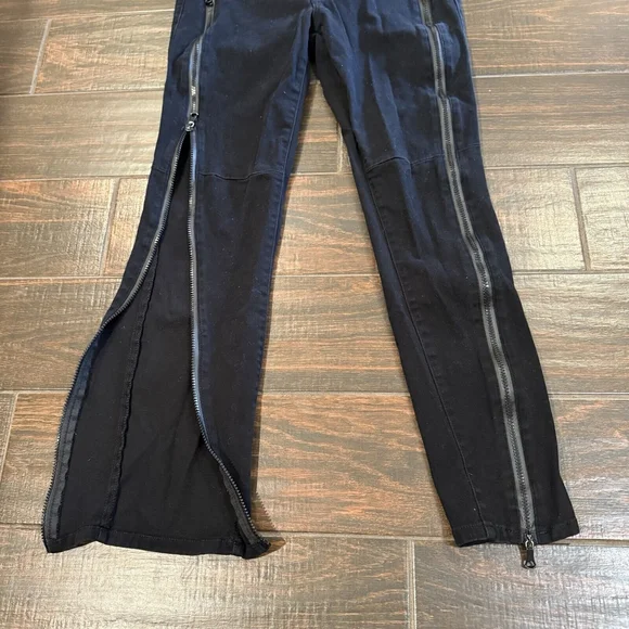 Gray by Saks Fifth Avenue Womens Super Skinny Jeans Zippers Size 6 - Picture 6 of 8